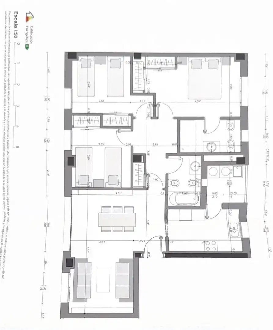 Piso con piscina en venta en Via Hercúlea, imagen 57