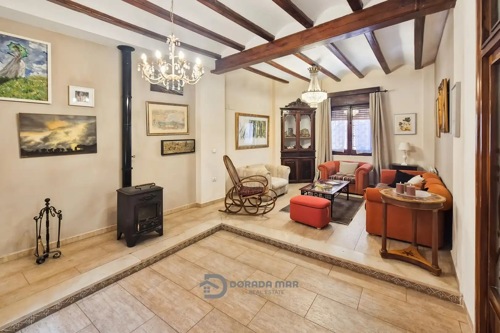 Wohnzimmer von Country house zum Verkauf in Benavites mit Heizung, Privatgarten und Terrasse