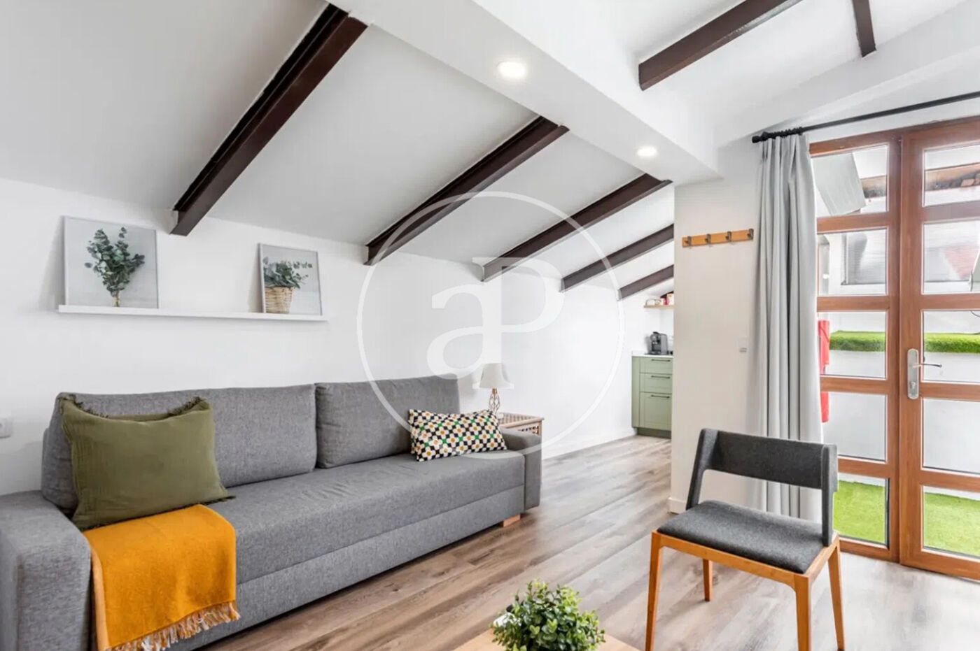 Sala d'estar de Pis de lloguer en  Valencia Capital amb Aire condicionat, Calefacció i Terrassa