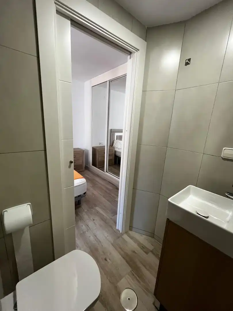 Bathroom of Flat for sale in La Manga del Mar Menor  with Air Conditioner, Private garden and Furnished