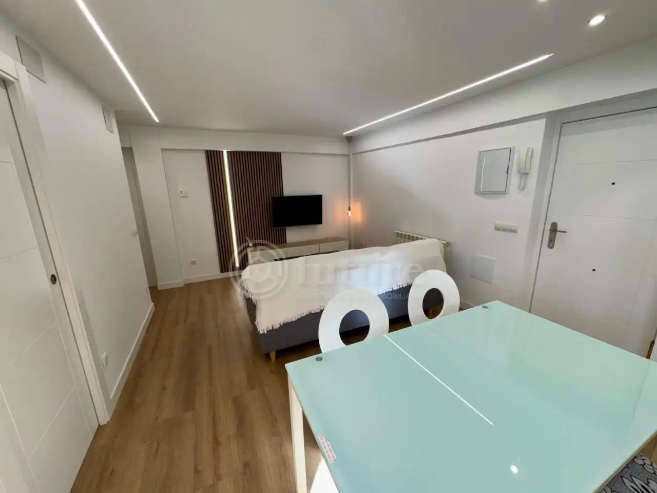Wohnzimmer von Wohnung zur untervermieten in Salamanca mit Heizung, Möbliert und Balkon