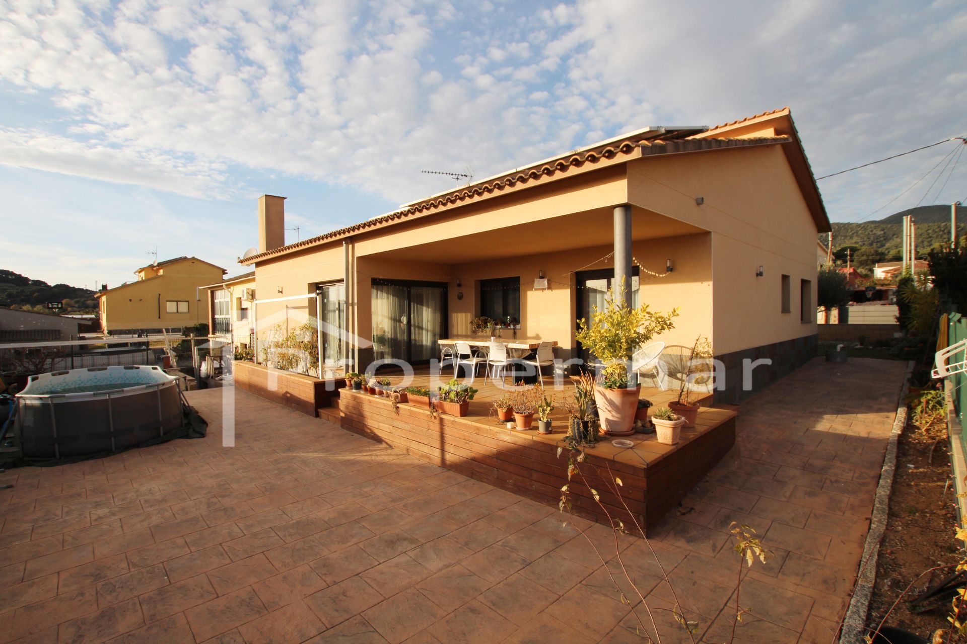 Vista exterior de Casa o chalet en venta en Cànoves I Samalús con Aire acondicionado, Calefacción y Jardín privado