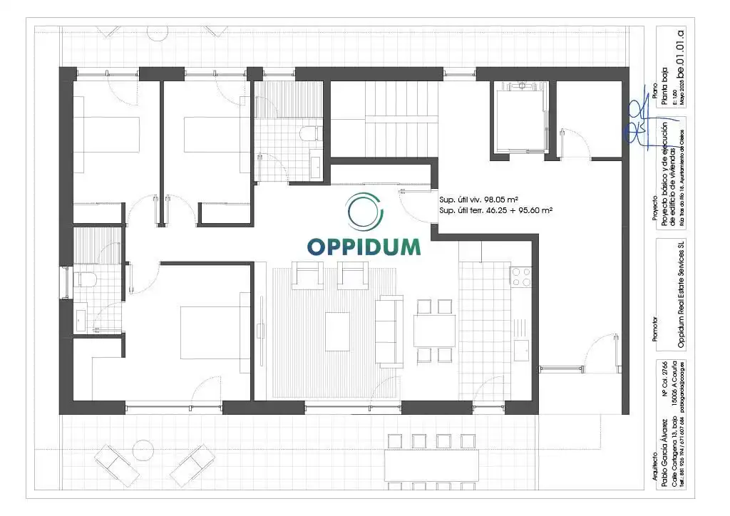 Residencial en venda en Oleiros