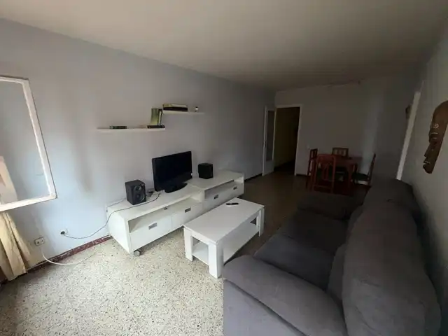 Living room of Flat for sale in Badalona  with Furnished and Balcony
