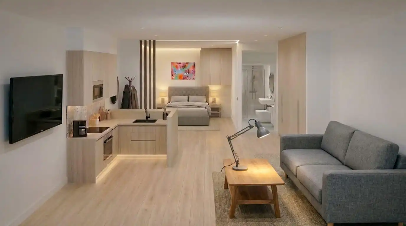 Living room of Apartments for sale in Murcia  with Air Conditioner and Furnished