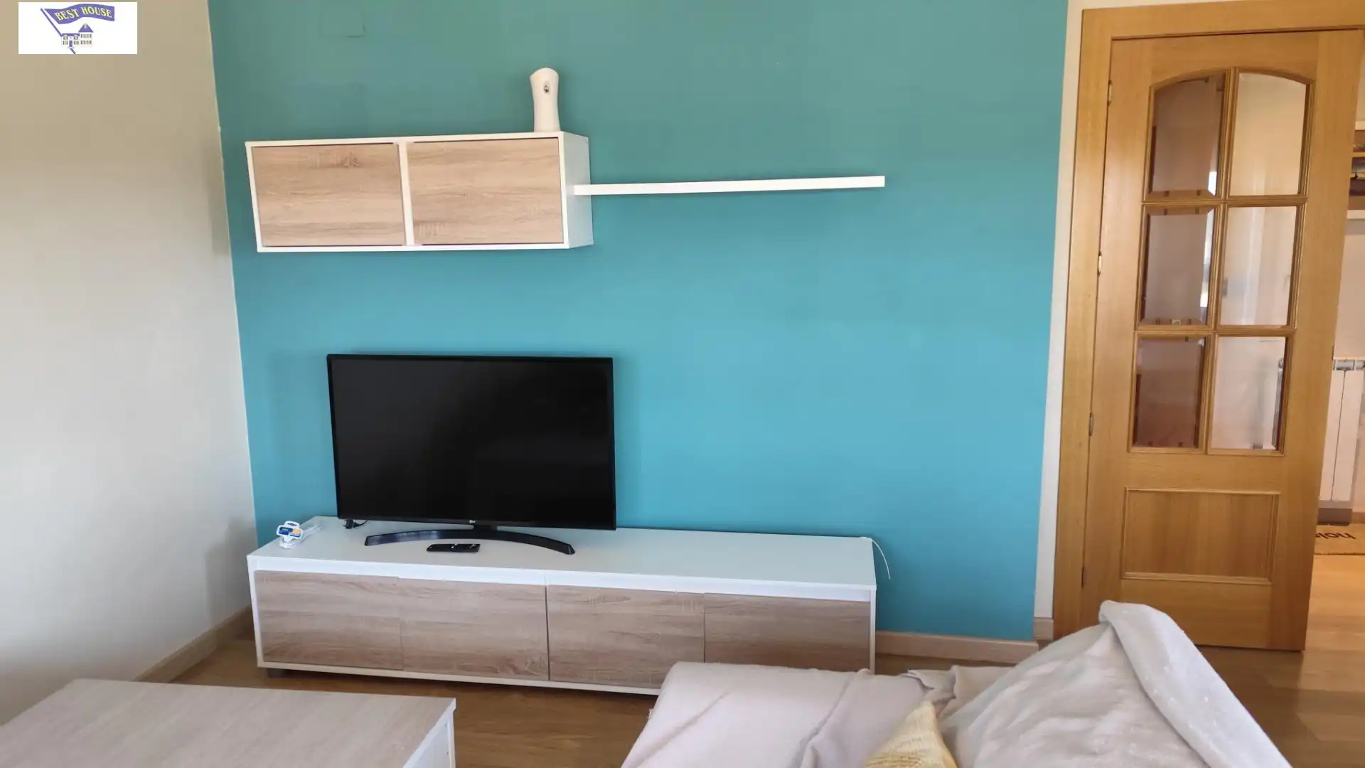 Sala de estar de Piso de alquiler en Albacete con Calefacción, Trastero y Amueblado