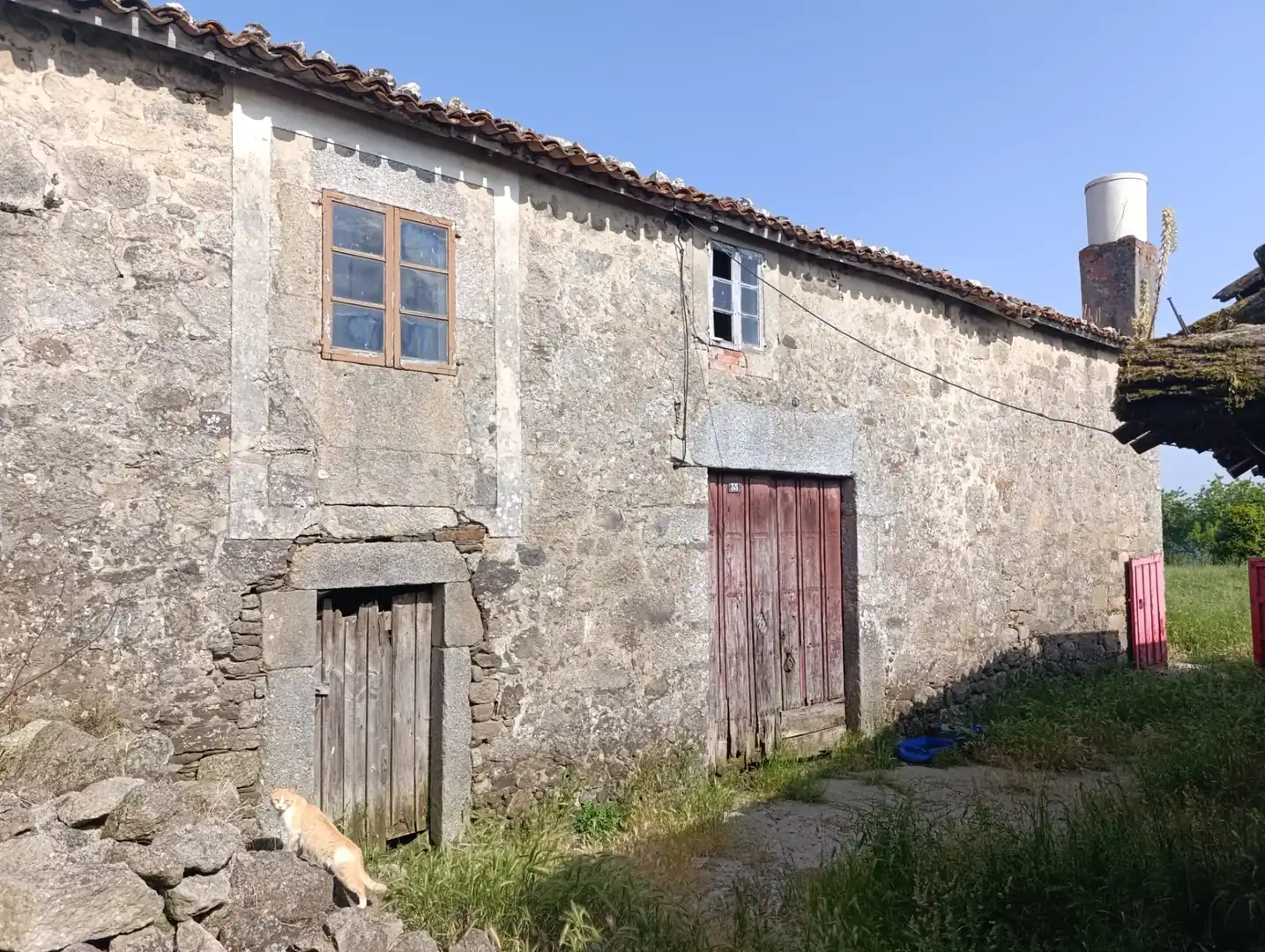 Vista exterior de Casa o chalet en venta en O Saviñao  con Jardín privado, Amueblado y Balcón
