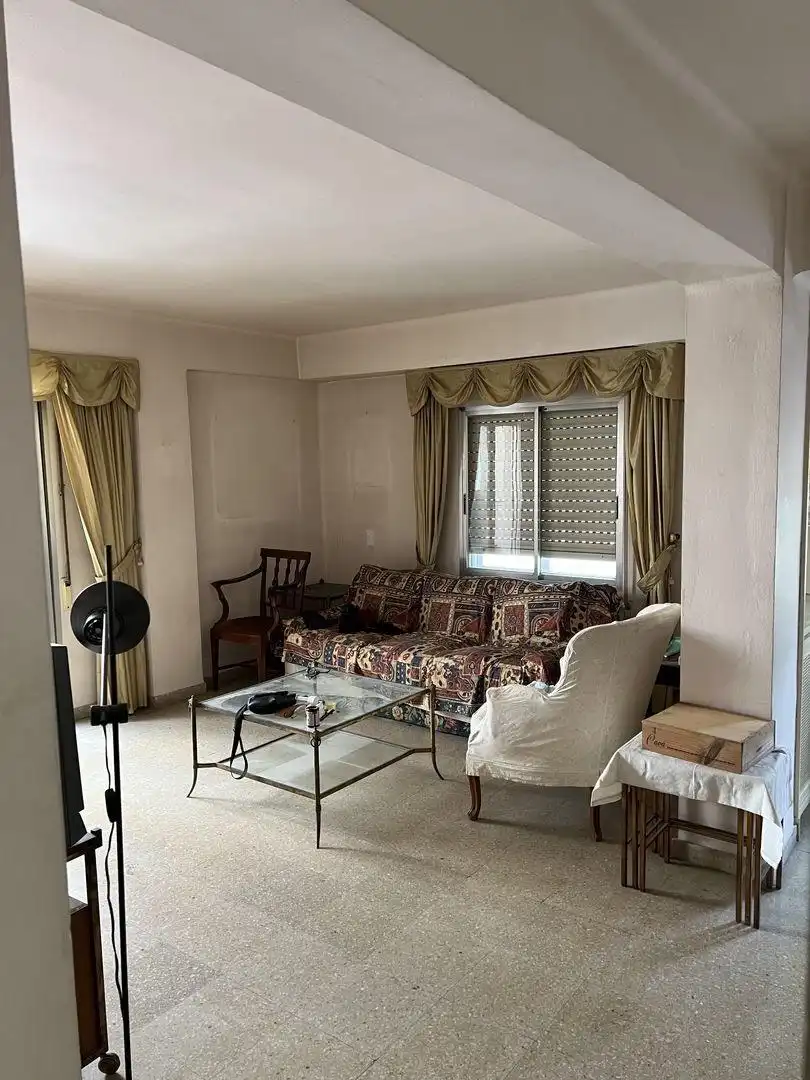 Living room of Flat for sale in Valencia  with Furnished and Balcony