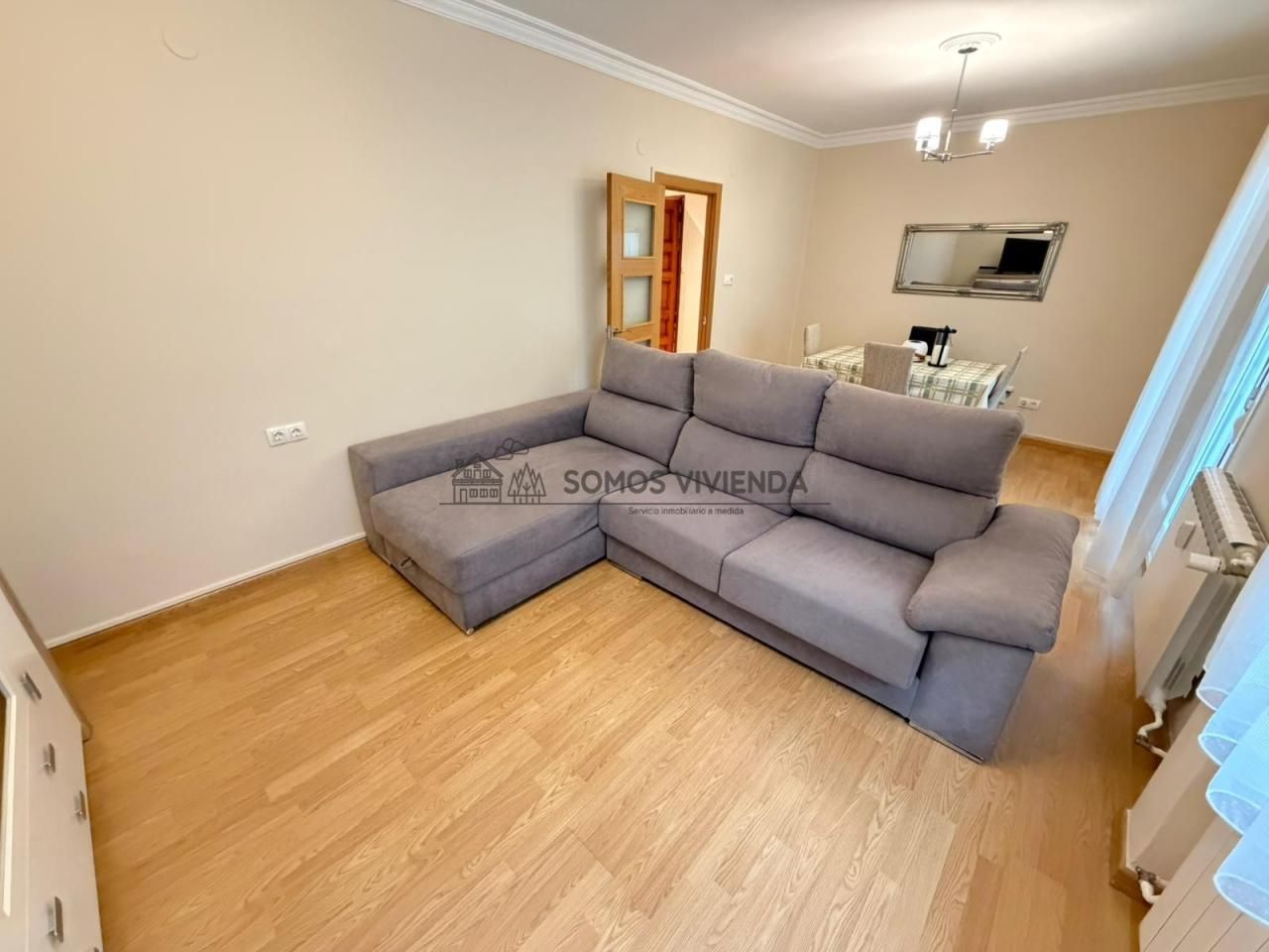 Living room of Flat for sale in Ourense Capital   with Heating, Storage room and Furnished