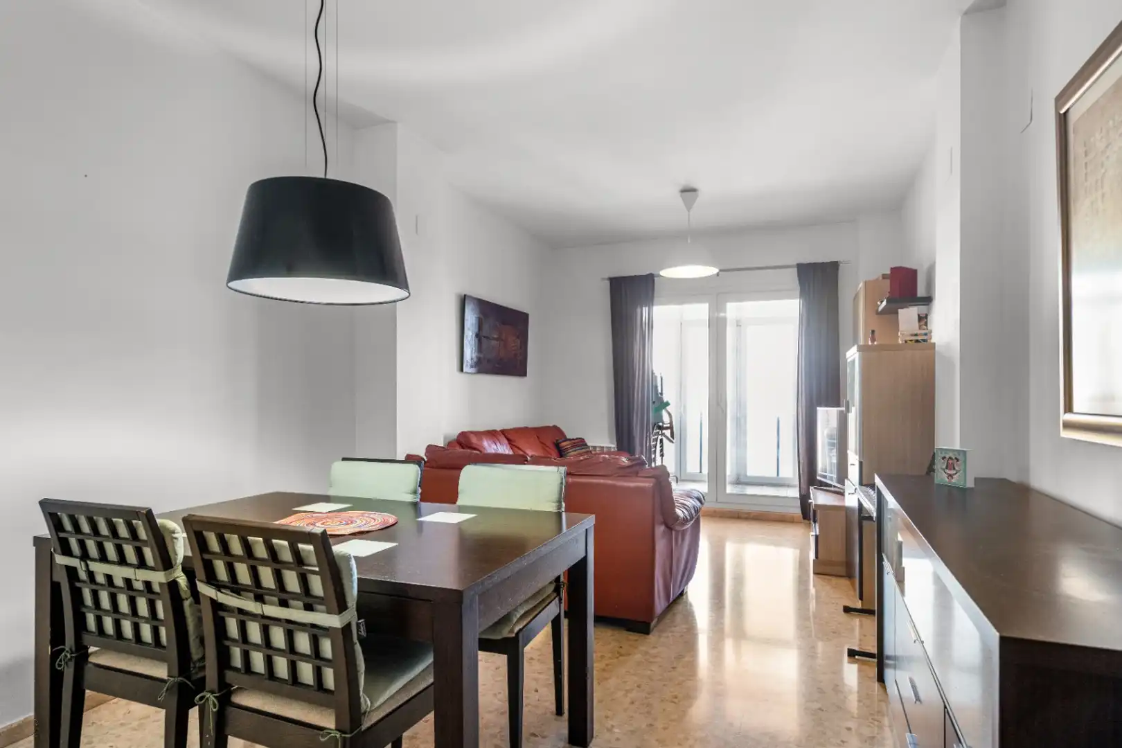Wohnzimmer von Wohnungen zum Verkauf in Paterna mit Klimaanlage, Heizung und Terrasse