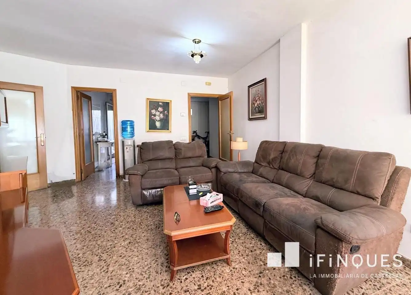 Sala d'estar de Planta baixa en venda en Castellar del Vallès amb Calefacció, Terrassa i Internet