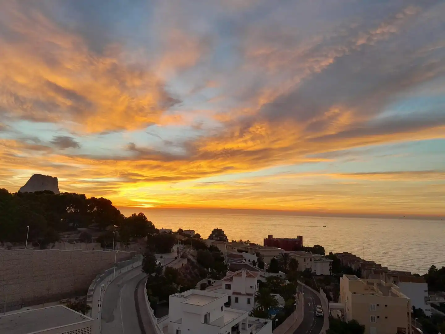 Vista exterior de Àtic en venda en Calpe / Calp