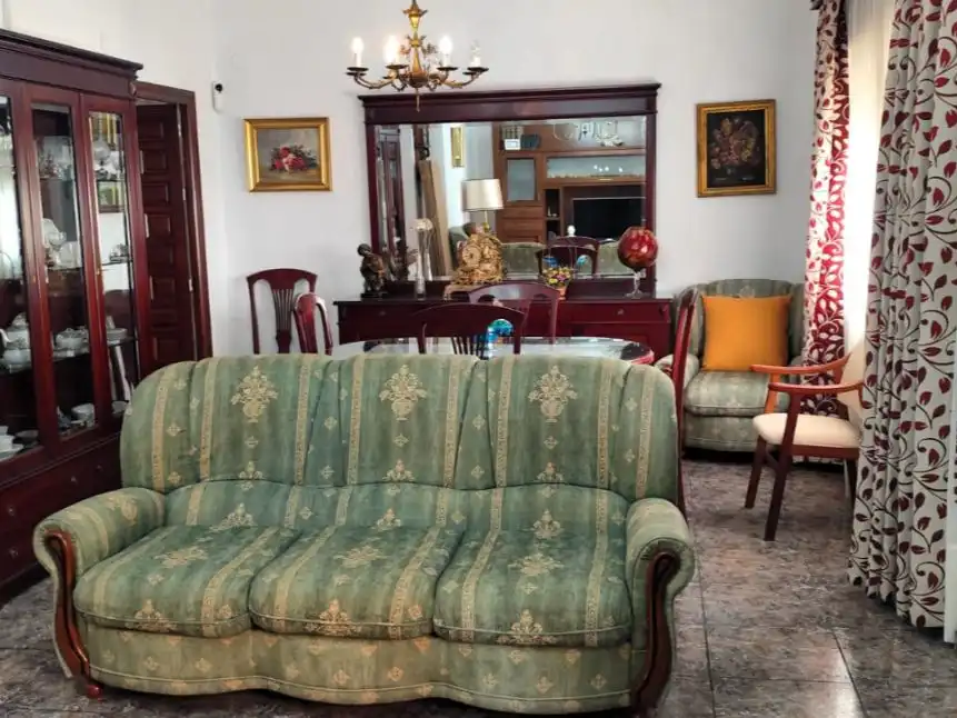 Sala d'estar de Casa o xalet en venda en Málaga Capital amb Aire condicionat, Terrassa i Balcó