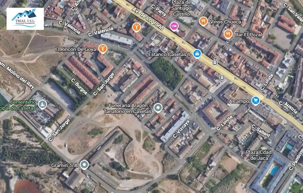 Vista exterior de Piso en venta en Zaragoza