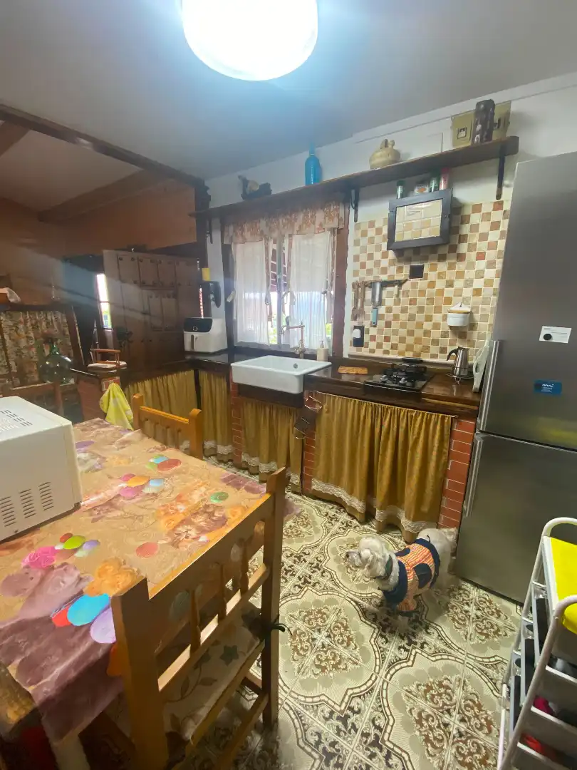 Cocina de Finca rústica en venta en San Martín del Rey Aurelio con Jardín privado, Terraza y Trastero