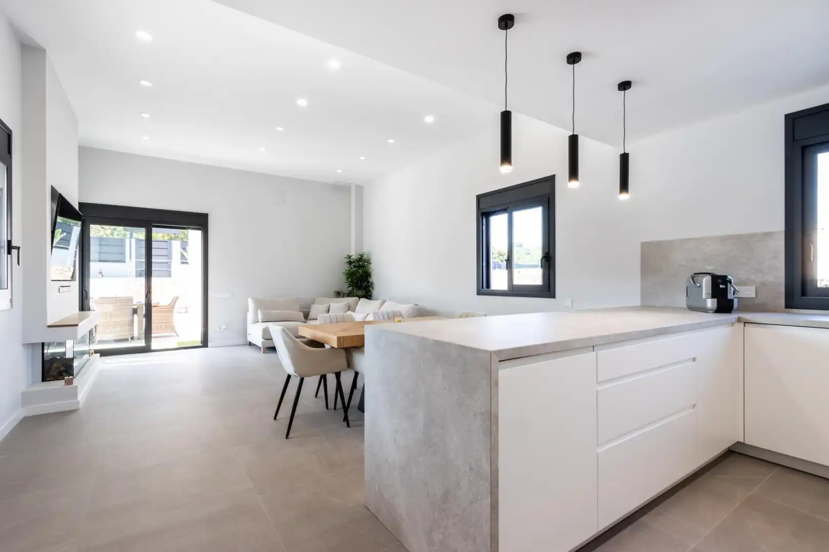 Kitchen of Houses for sale in Sant Quirze del Vallès  with Air Conditioner, Heating and Private garden