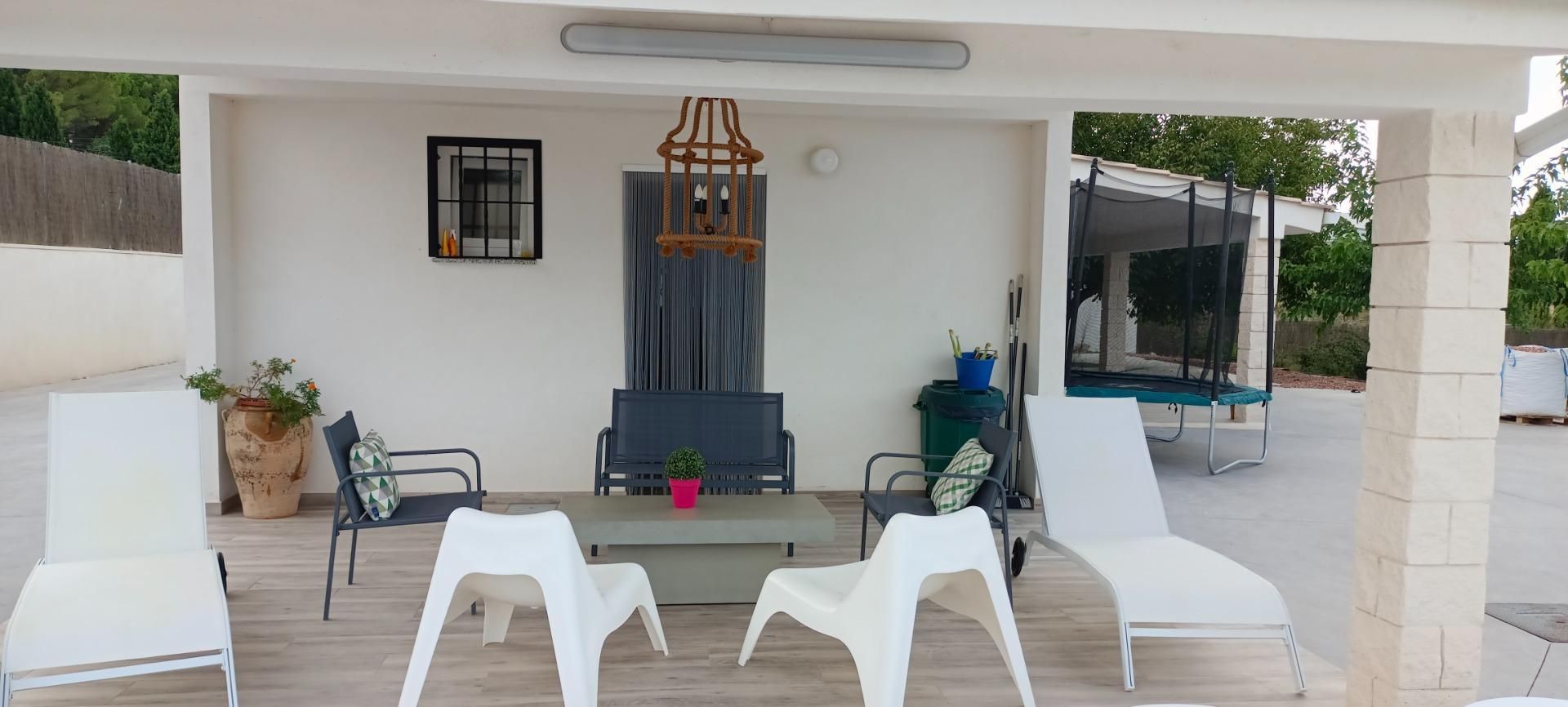 Terrace of House or chalet for sale in Benimarfull  with Air Conditioner, Heating and Private garden