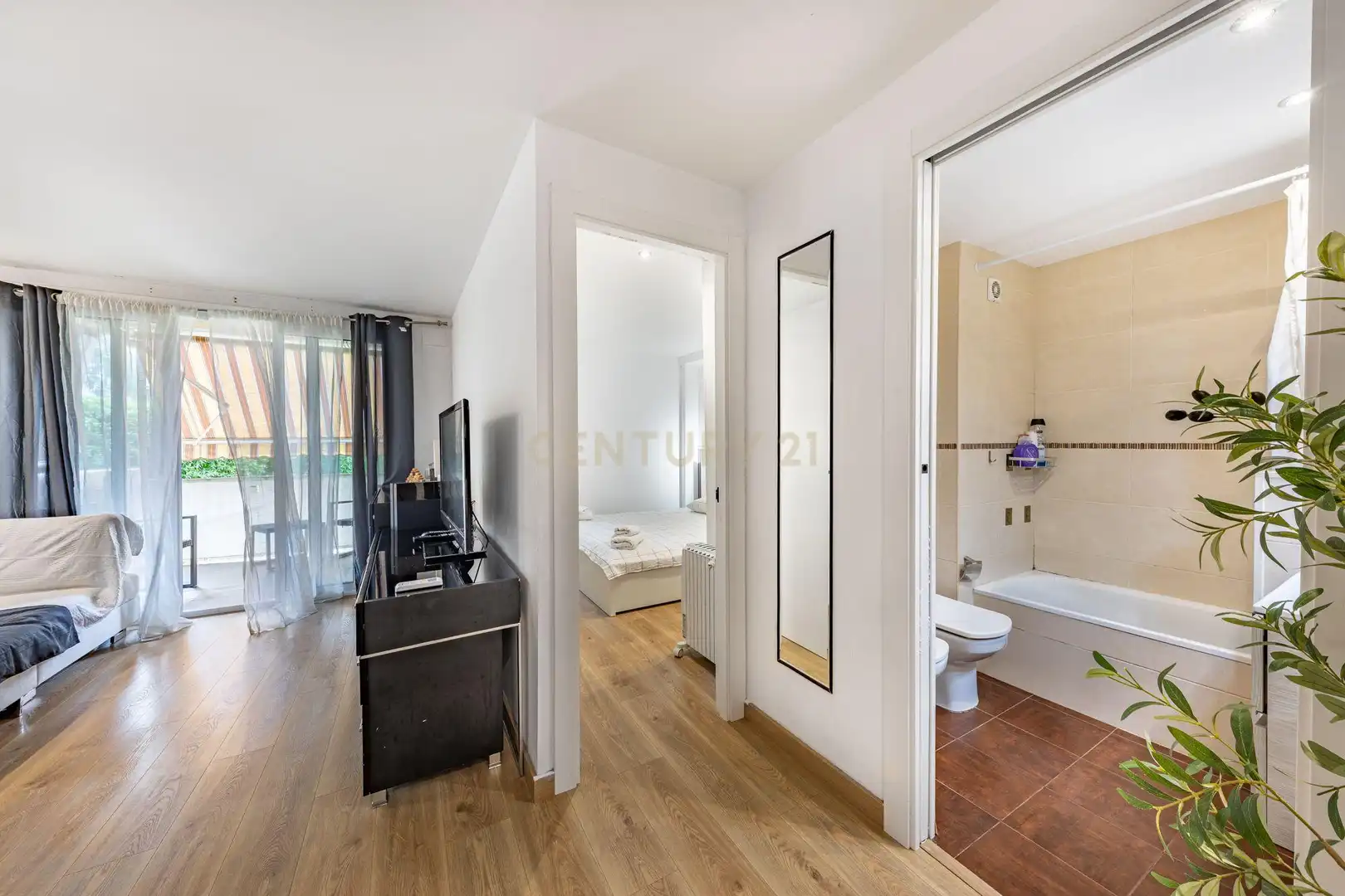 Dormitori de Apartament en venda en Sant Pere de Ribes amb Aire condicionat, Jardí privat i Balcó