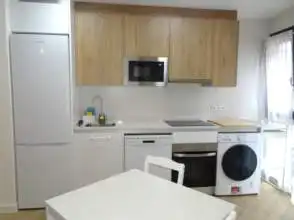 Kitchen of Flat for rent in Gijón   with Heating, Parquet flooring and Storage room