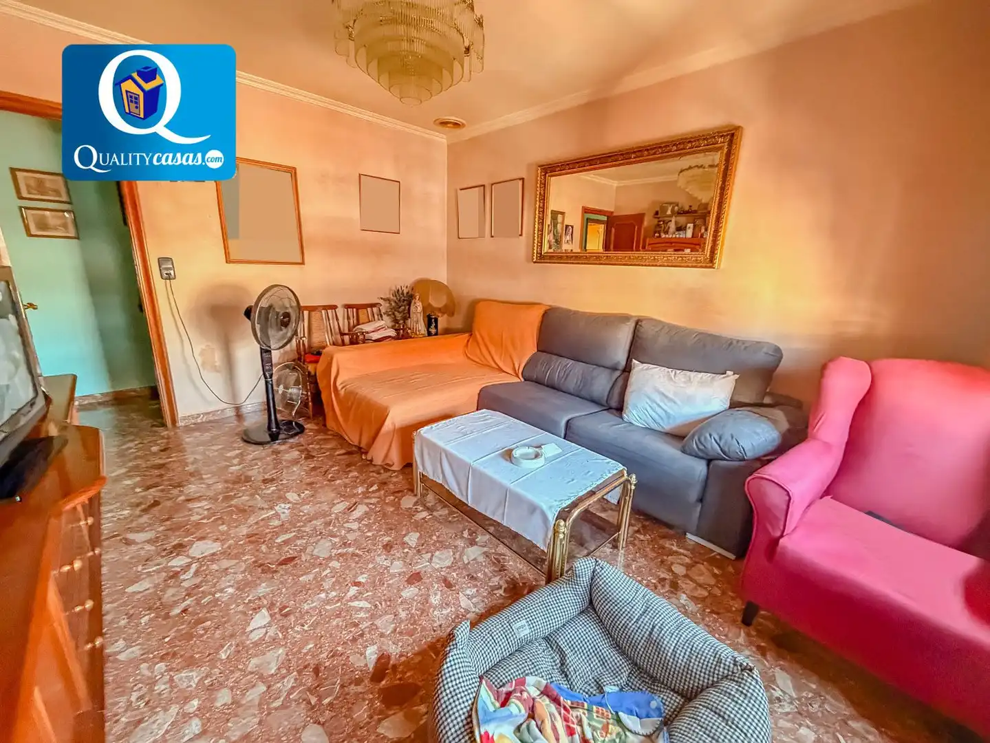 Living room of Apartments for sale in Elche / Elx  with Air Conditioner, Heating and Terrace
