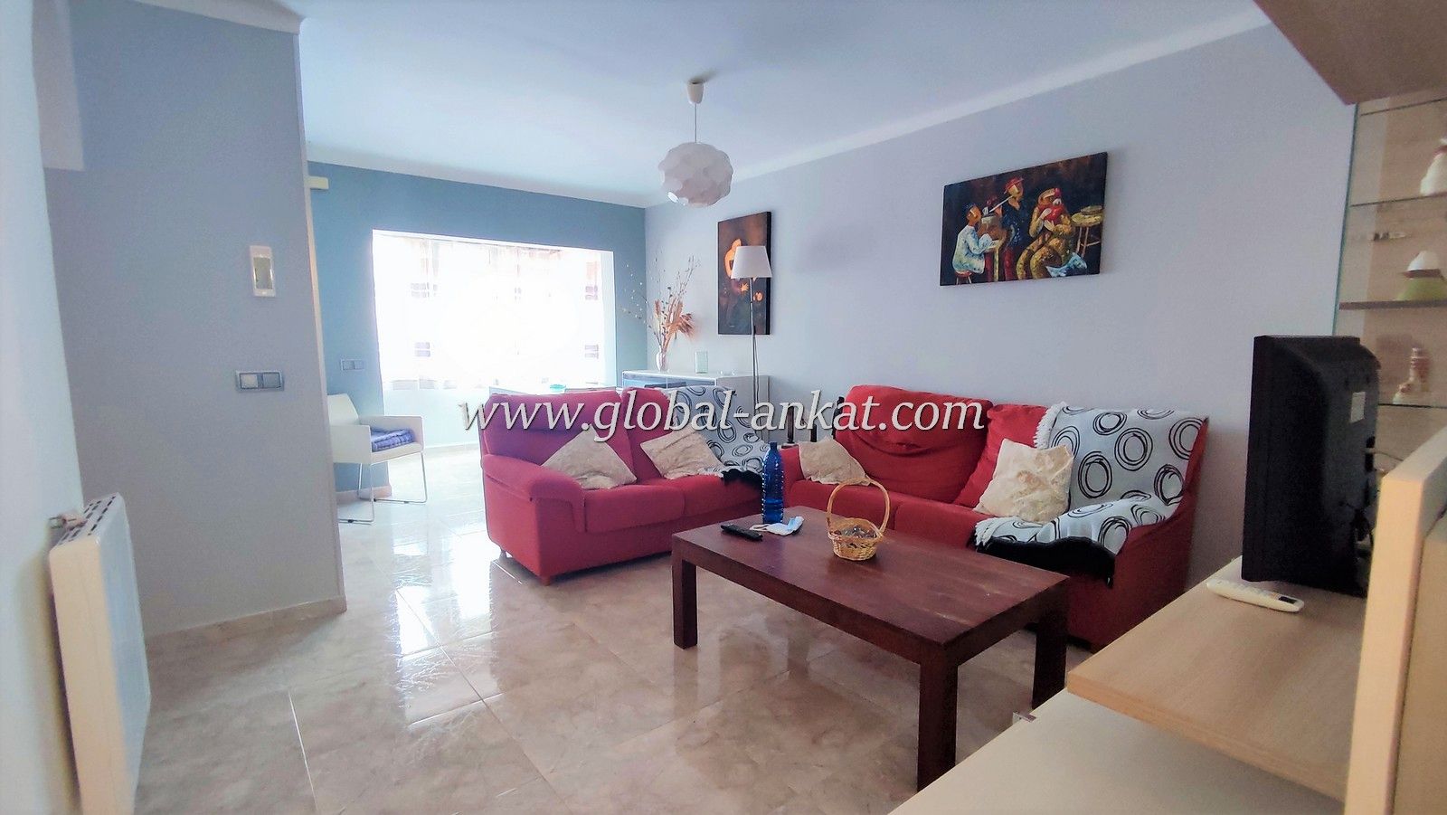 Sala d'estar de Casa o xalet en venda en Felanitx amb Moblat i Balcó