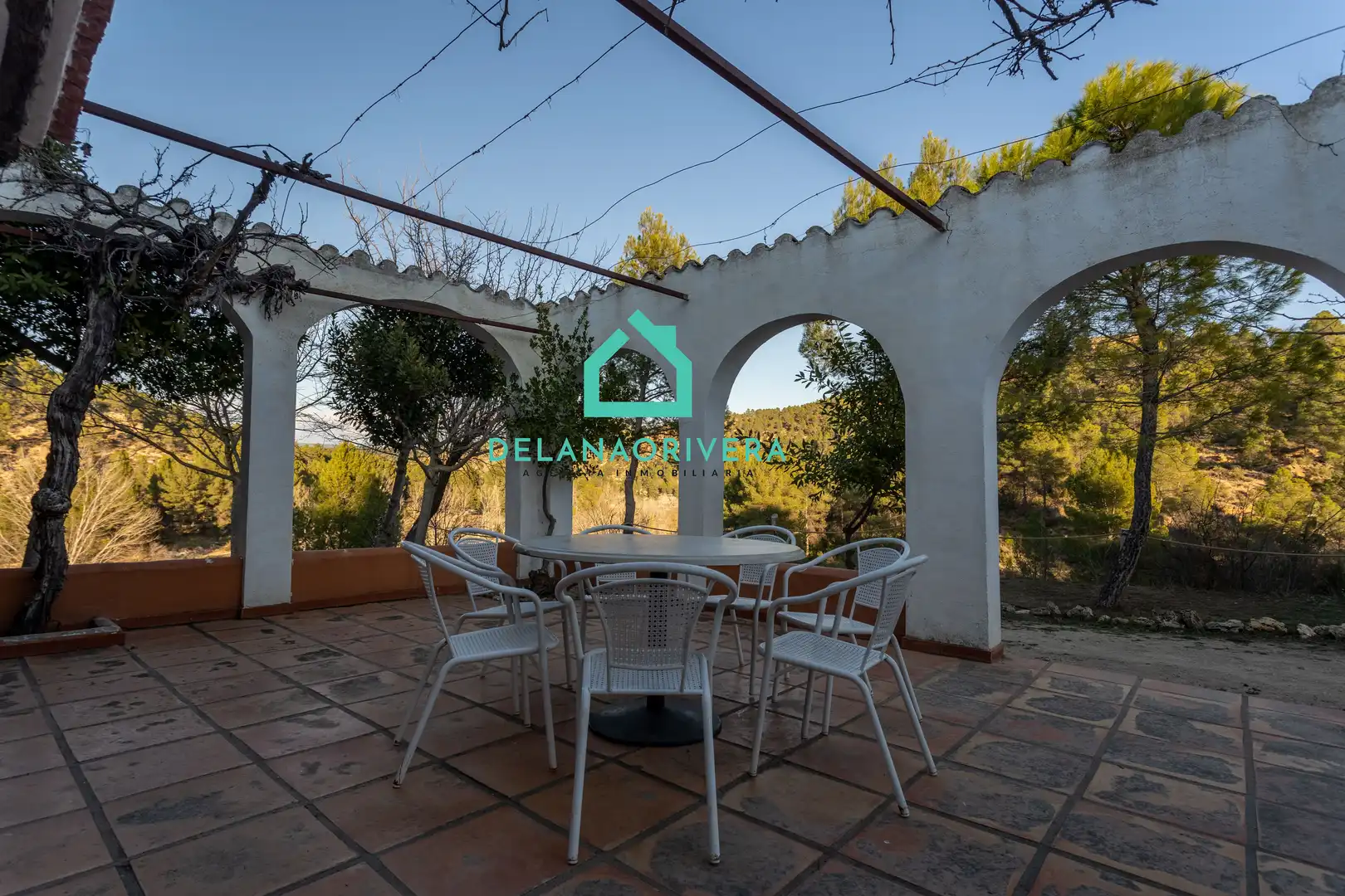 Exterior view of Country homes for rent in Villamalea  with Private garden, Terrace and Swimming Pool