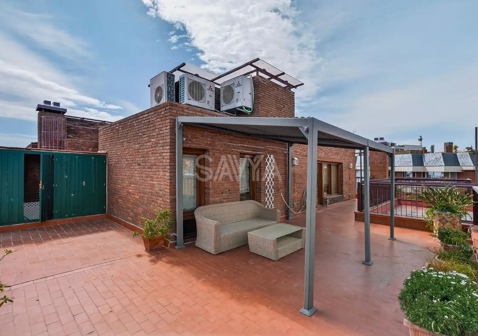 Terrace of Attic for sale in Barcelona  with Terrace, Storage room and Swimming Pool