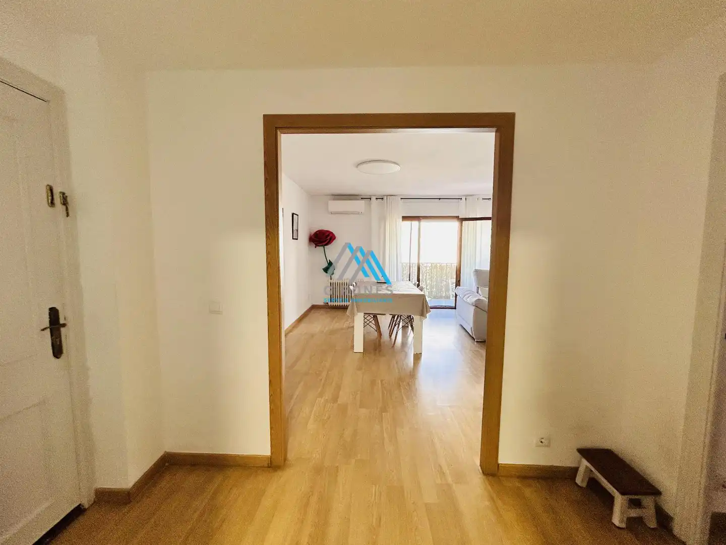 Living room of Flat for rent in Sant Feliu de Guíxols  with Air Conditioner, Heating and Parquet flooring