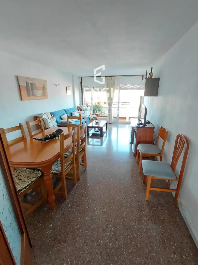 Living room of Flat for sale in Torredembarra  with Heating, Terrace and Swimming Pool