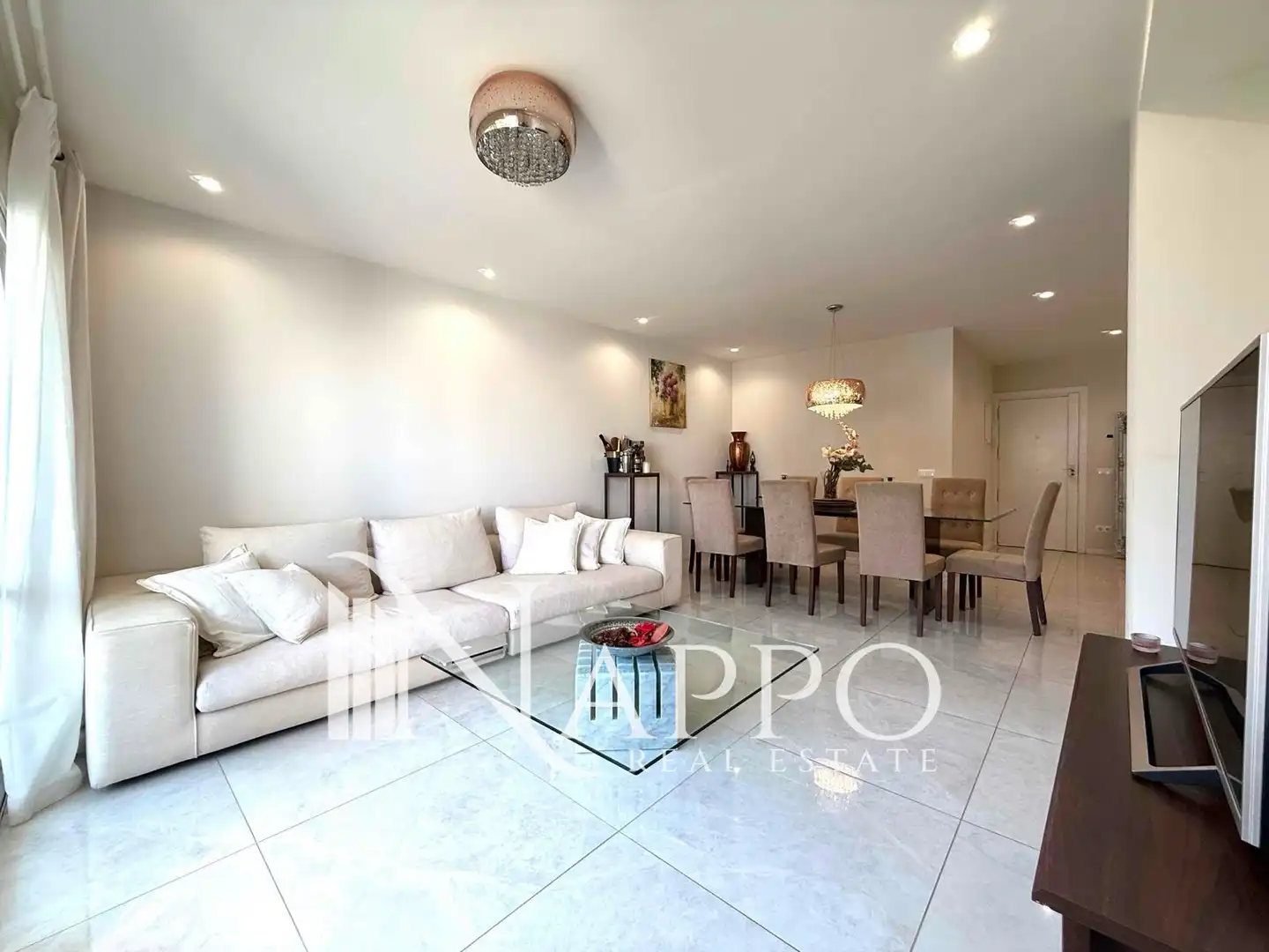 Wohnzimmer von Wohnung zum Verkauf in  Palma de Mallorca mit Klimaanlage, Heizung und Terrasse