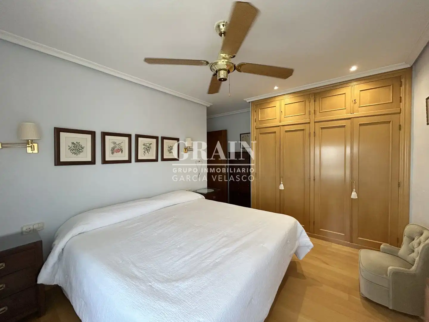 Bedroom of Flat for rent in Albacete  with Air Conditioner, Heating and Storage room