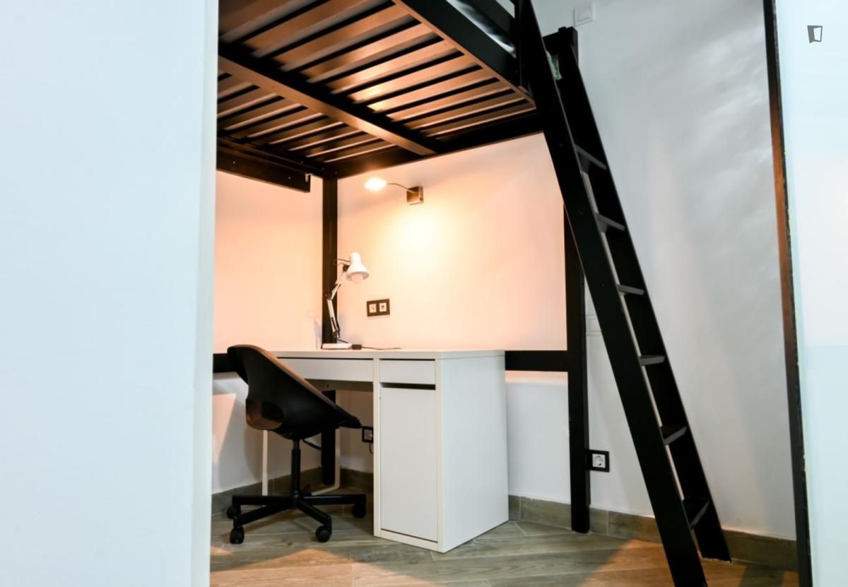 Bedroom of Study for rent in  Madrid Capital  with Heating, Furnished and Washing machine