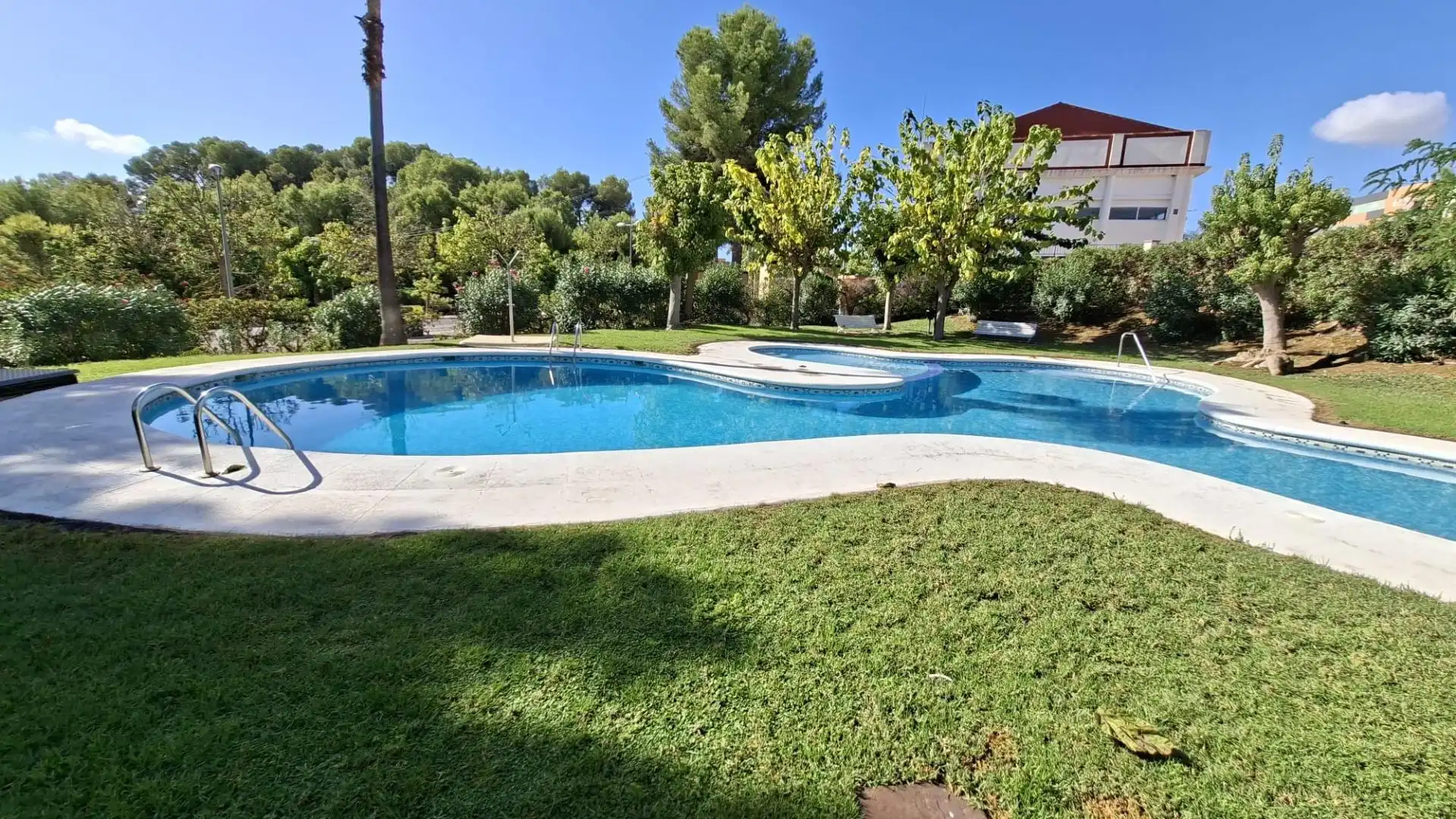 Swimming pool of Houses for sale in La Nucia  with Private garden, Terrace and Furnished