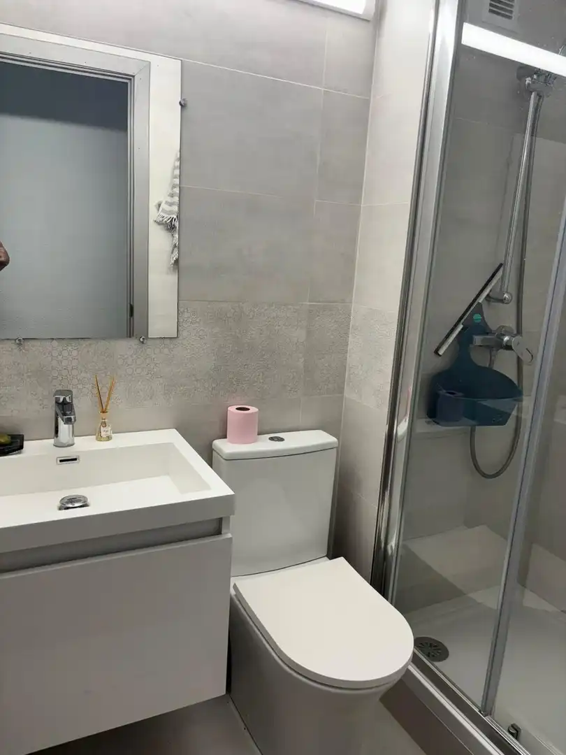 Baño de Apartamento de alquiler en Moncofa con Aire acondicionado, Calefacción y Terraza