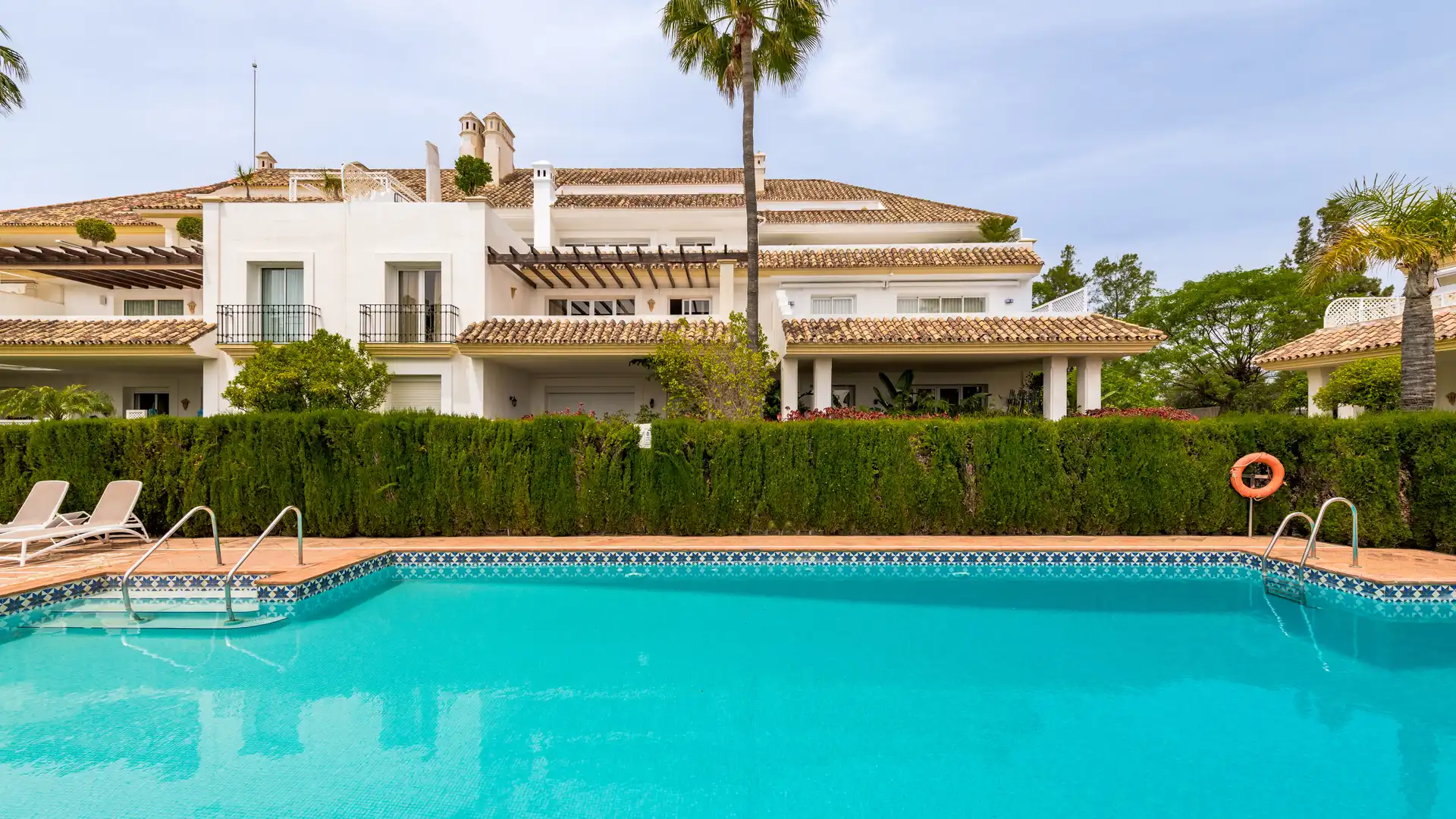 Garden of Apartments for sale in Marbella  with Air Conditioner, Heating and Terrace