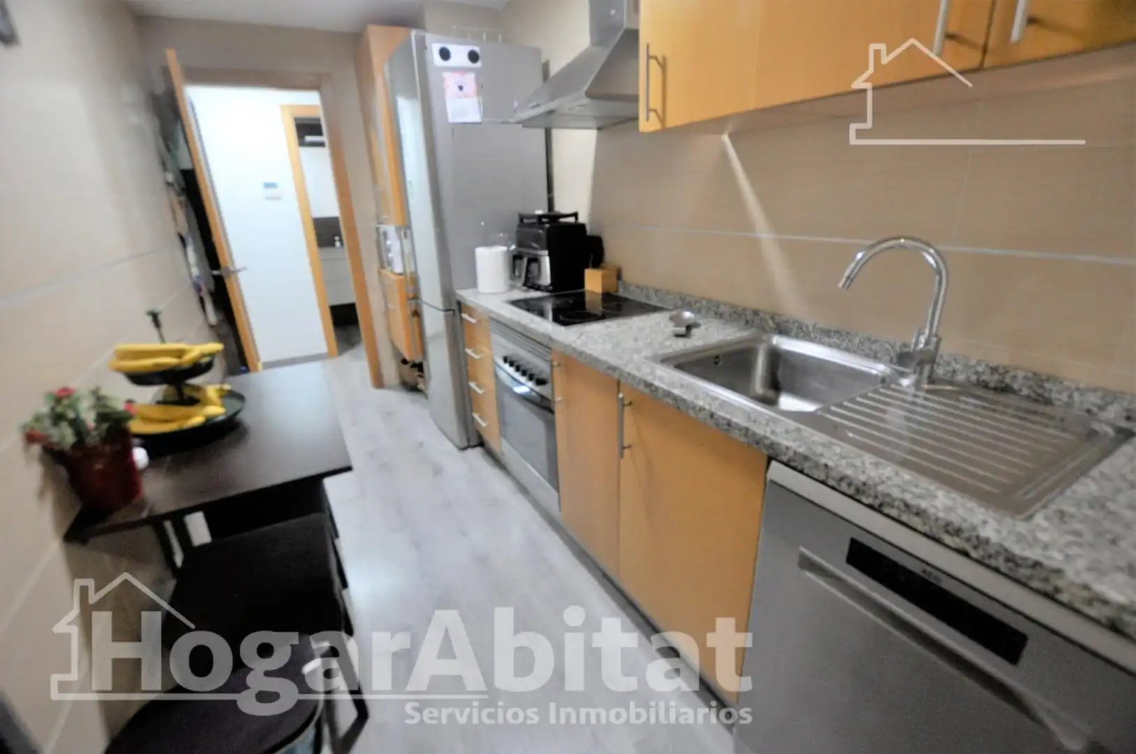 Kitchen of Attic for sale in Alcàsser  with Air Conditioner, Parquet flooring and Terrace