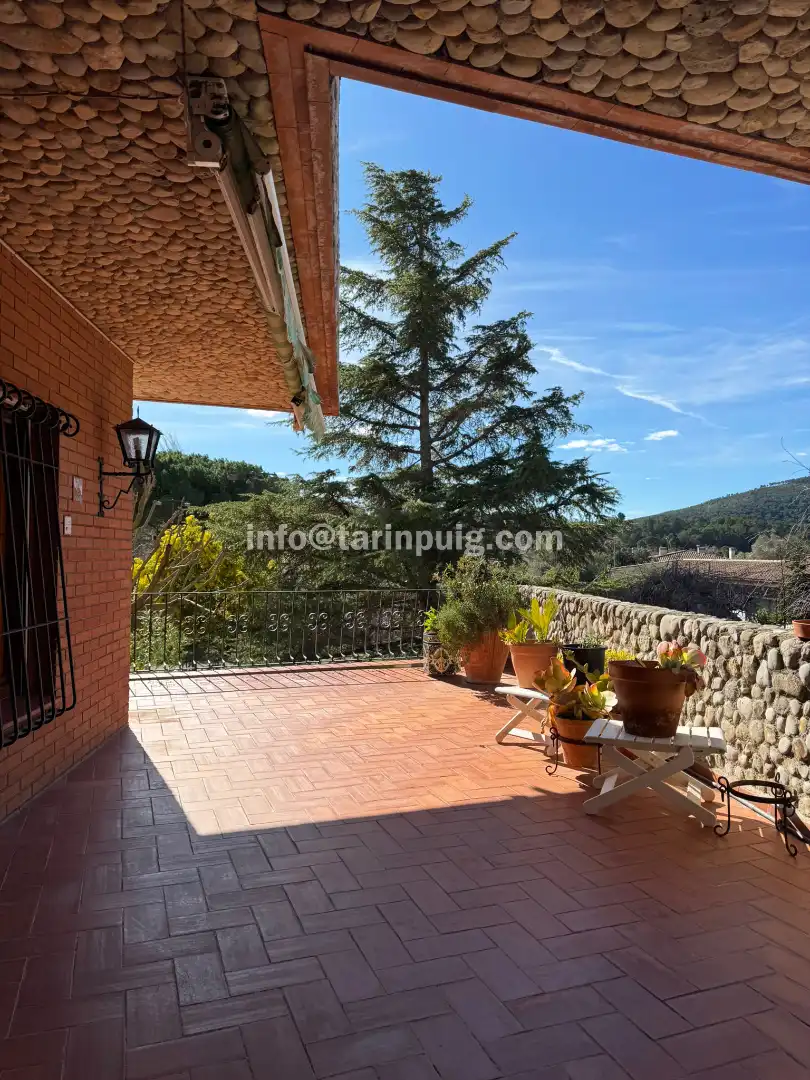 Terraza de Casa o chalet en venta en Begues con Aire acondicionado, Calefacción y Jardín privado