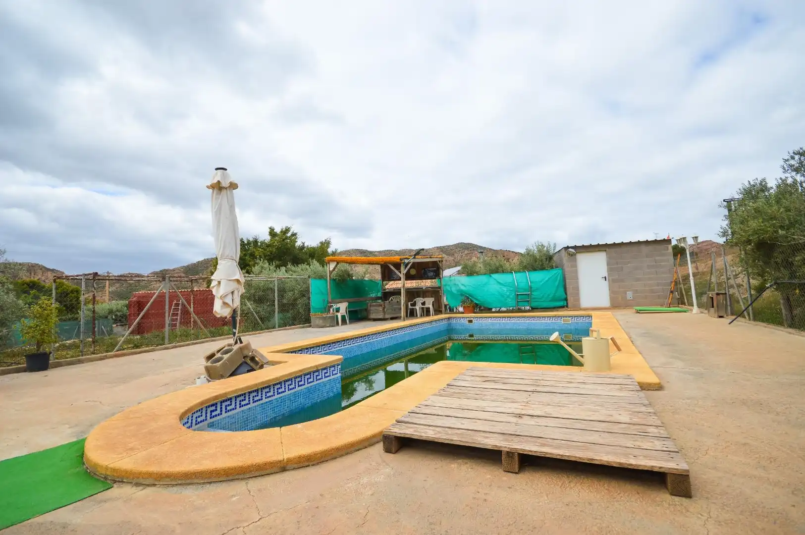 Swimming pool of Country homes for sale in Gádor  with Private garden, Terrace and Swimming Pool