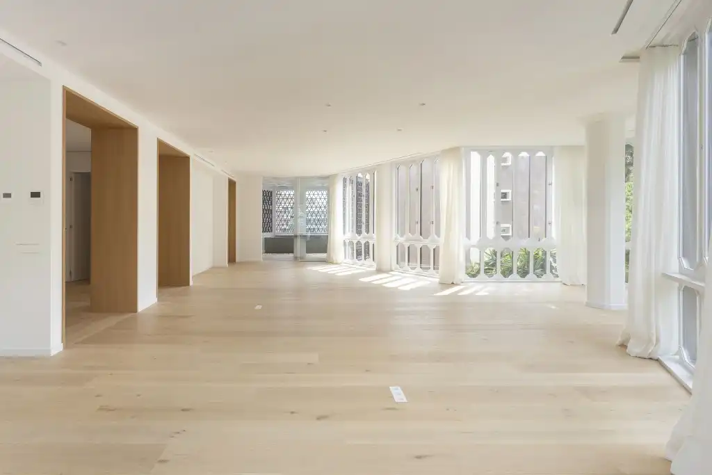 Wohnzimmer von Wohnungen zum Verkauf in Barcelona mit Klimaanlage, Heizung und Parkett