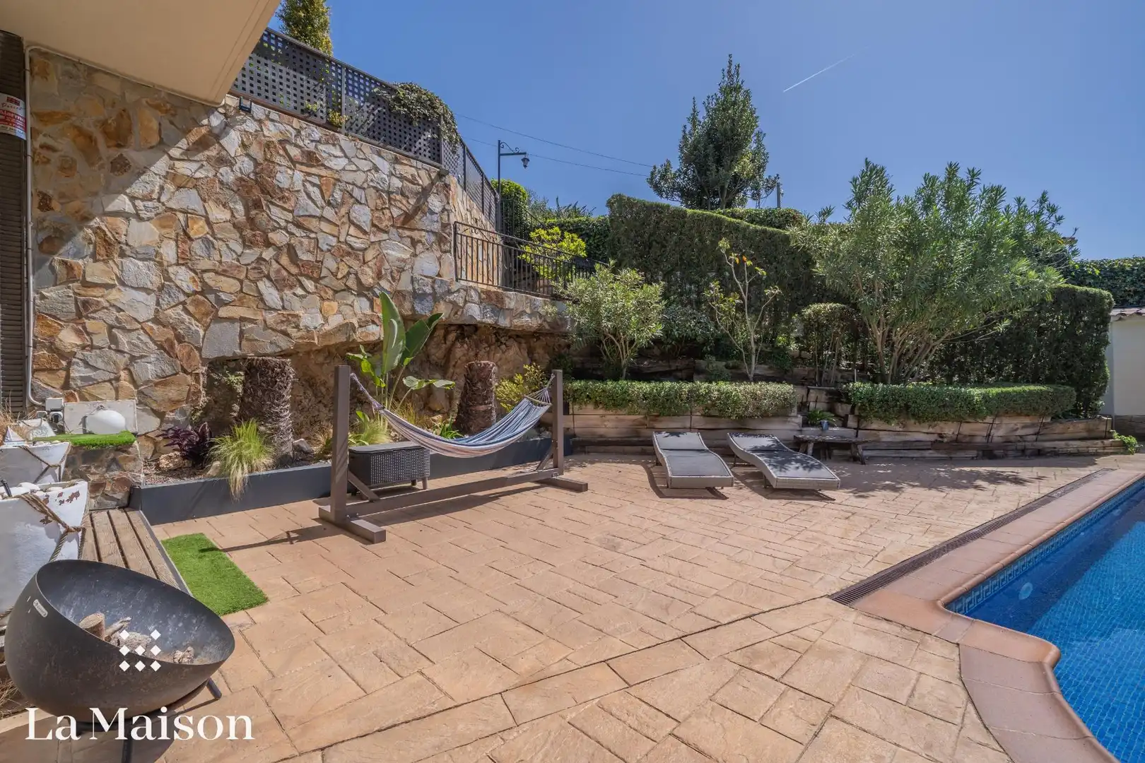Terraza de Casa o chalet en venta en Alella con Aire acondicionado, Calefacción y Jardín privado