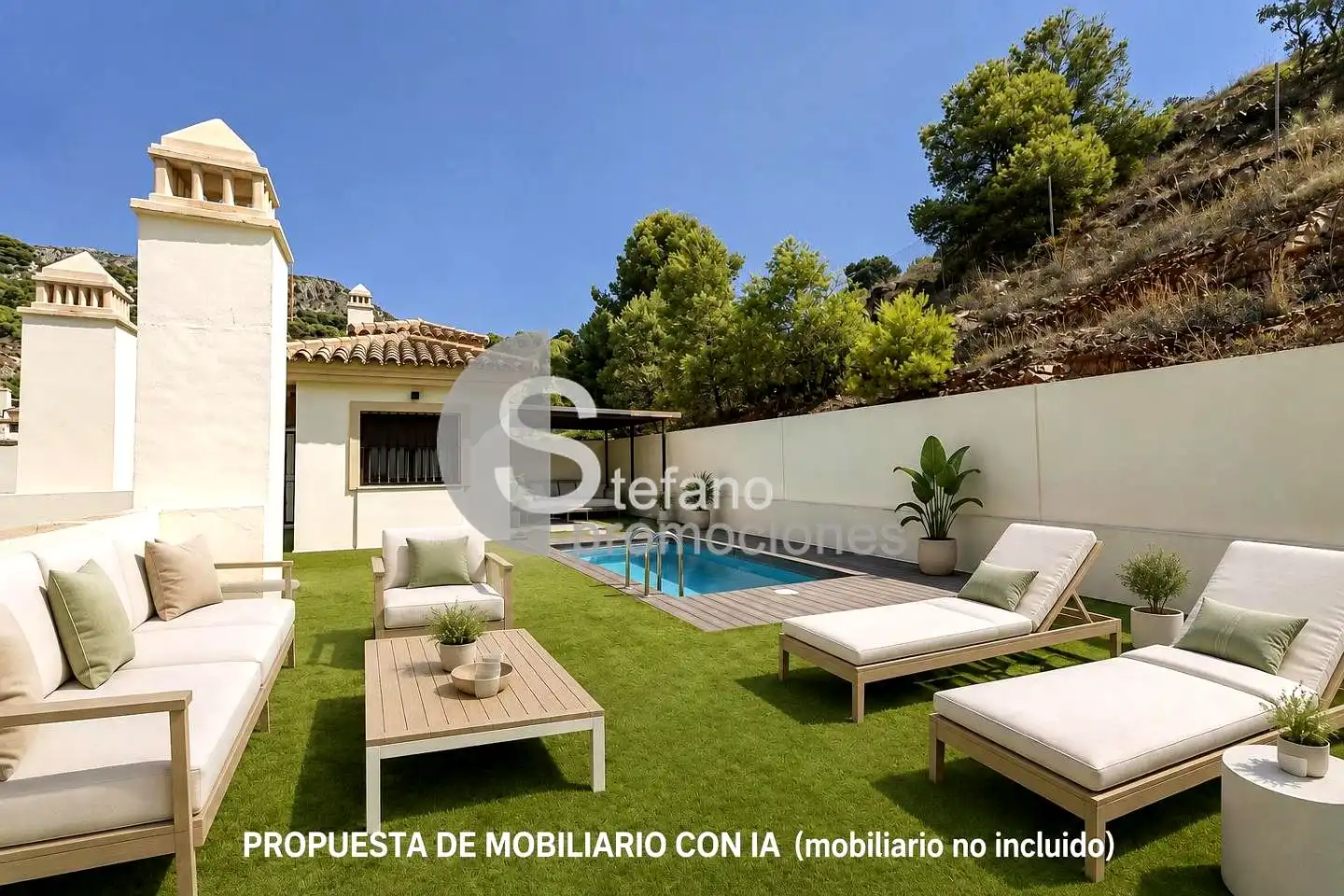Vista exterior de Casa adosada en venda en Málaga amb Aire condicionat, Jardí privat i Terrassa