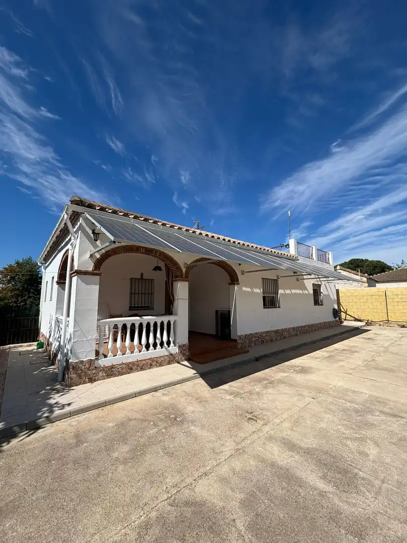 Vista exterior de Casa o chalet en venta en Arahal con Jardín privado y Piscina comunitaria
