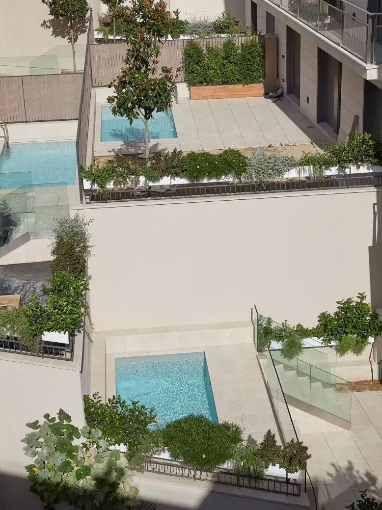 Terrassa de Pis de lloguer en Barcelona amb Aire condicionat, Calefacció i Jardí privat