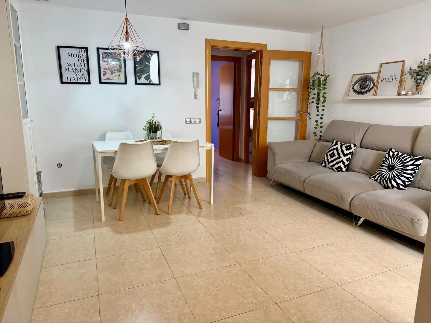 Sala de estar de Ático en venta en Mataró