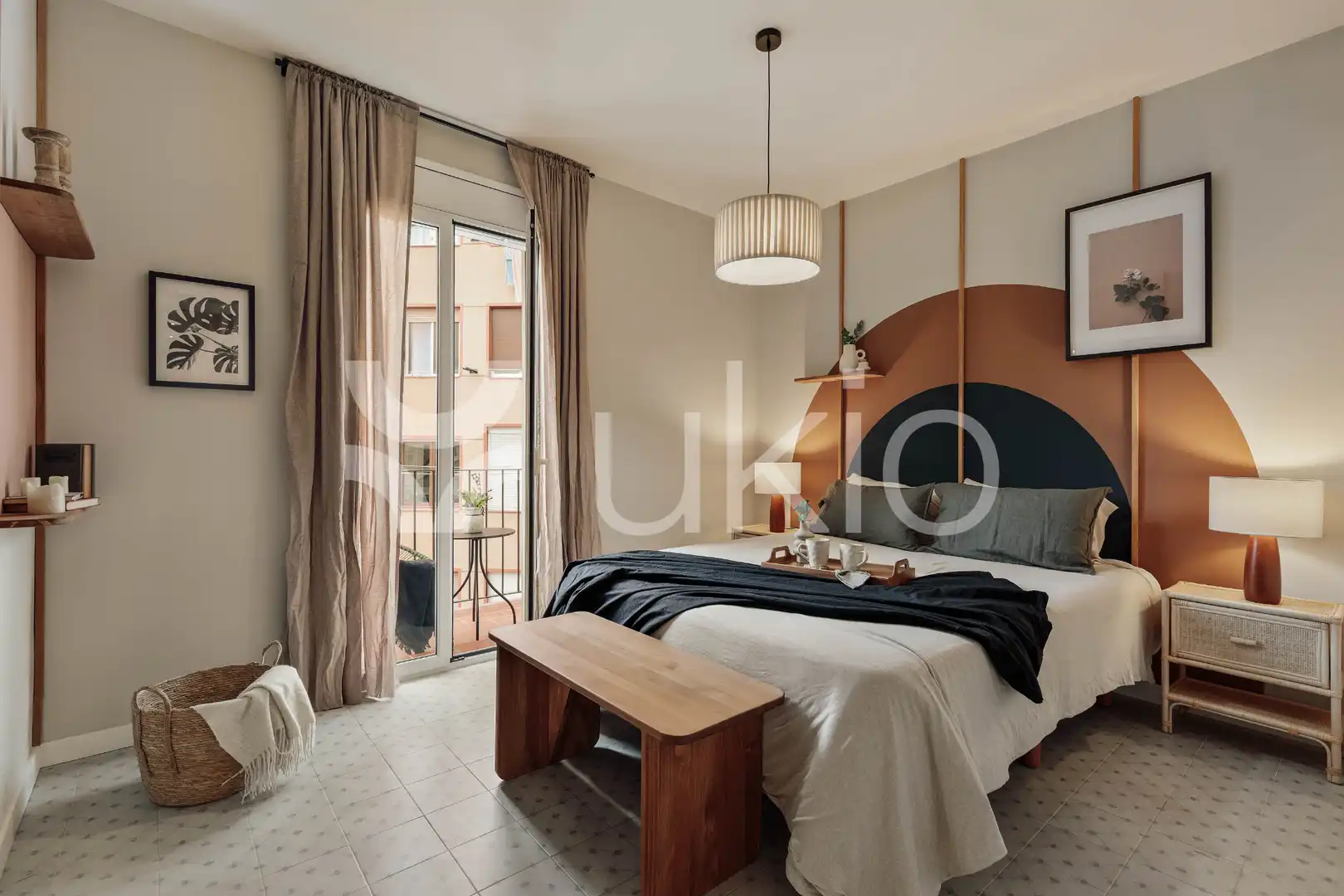 Bedroom of Apartments for rent in Barcelona  with Air Conditioner, Heating and Furnished