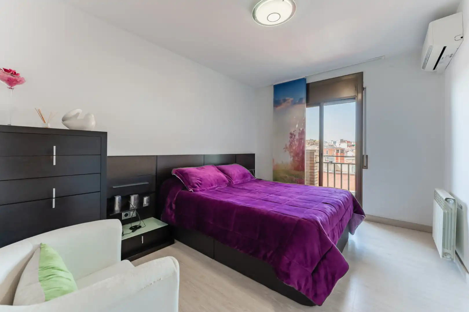 Bedroom of Flat for sale in Mollet del Vallès  with Air Conditioner and Balcony
