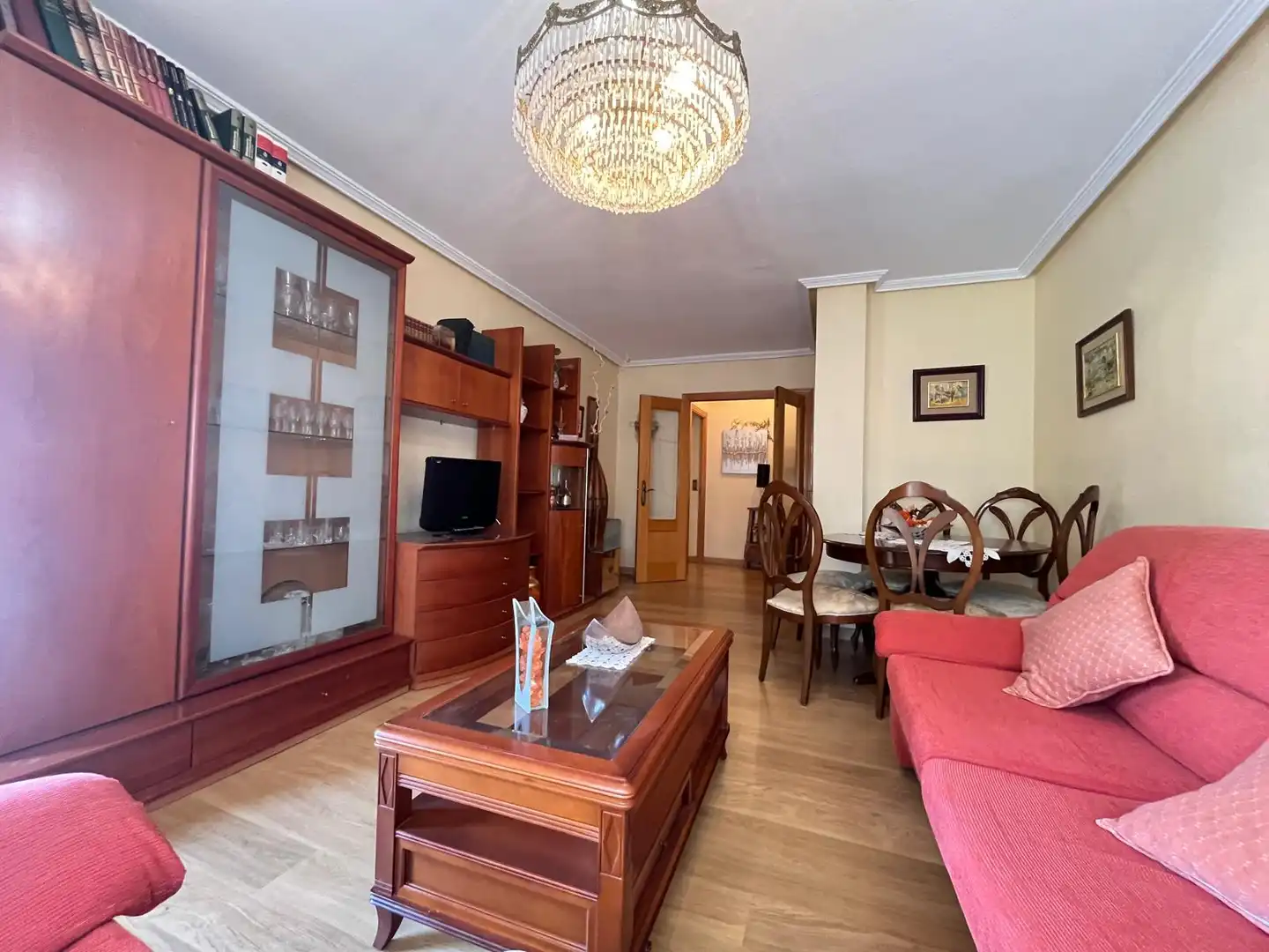 Sala d'estar de Pis en venda en Cartagena amb Aire condicionat, Parquet i Moblat