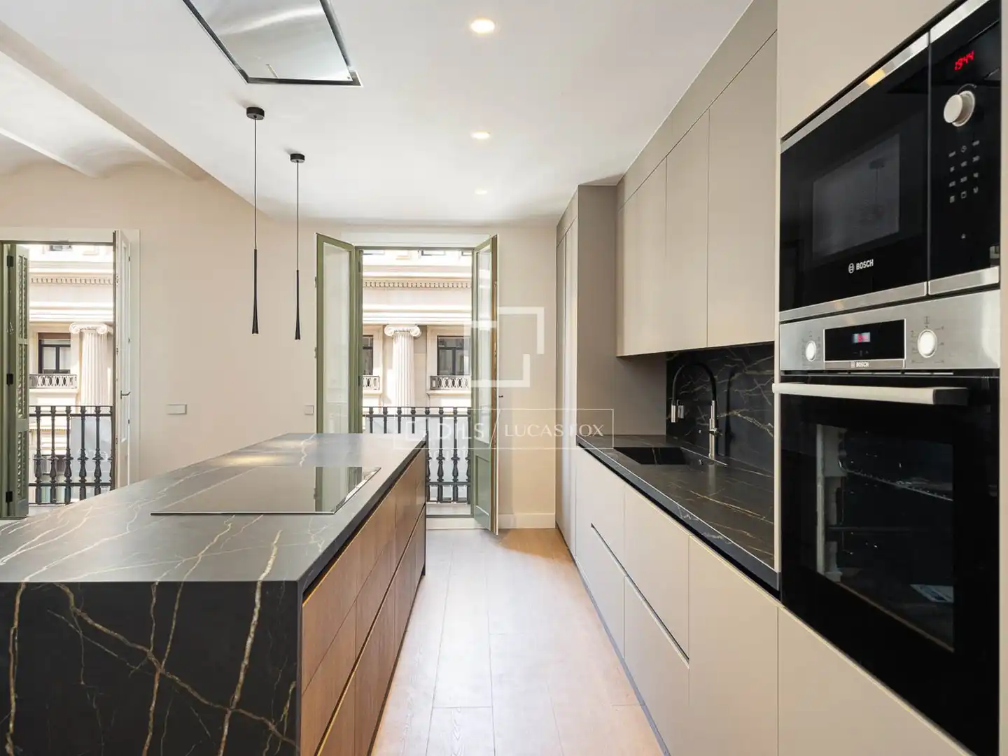 Cocina de Piso en venta en Barcelona con Aire acondicionado, Parquet y Balcón