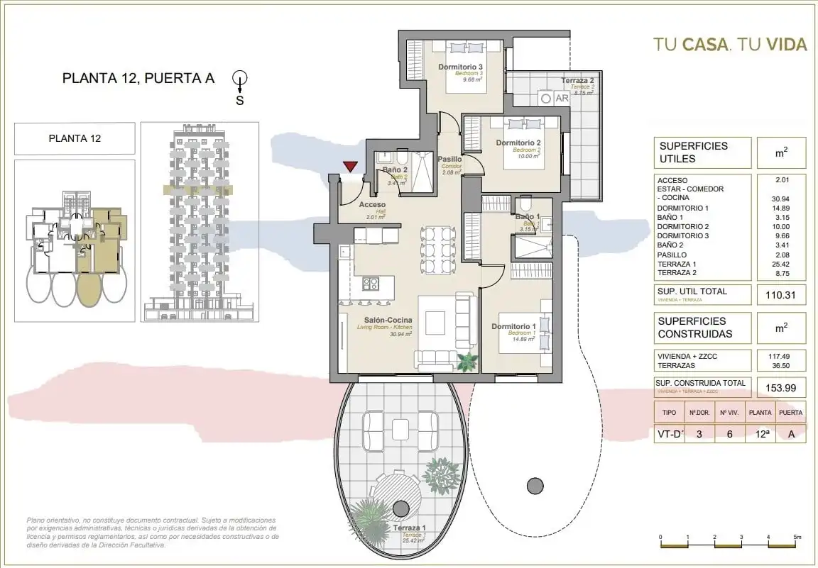 Apartamento con terraza en venta en Marisol Park - Ortembach - Los Almendros, imagen 32