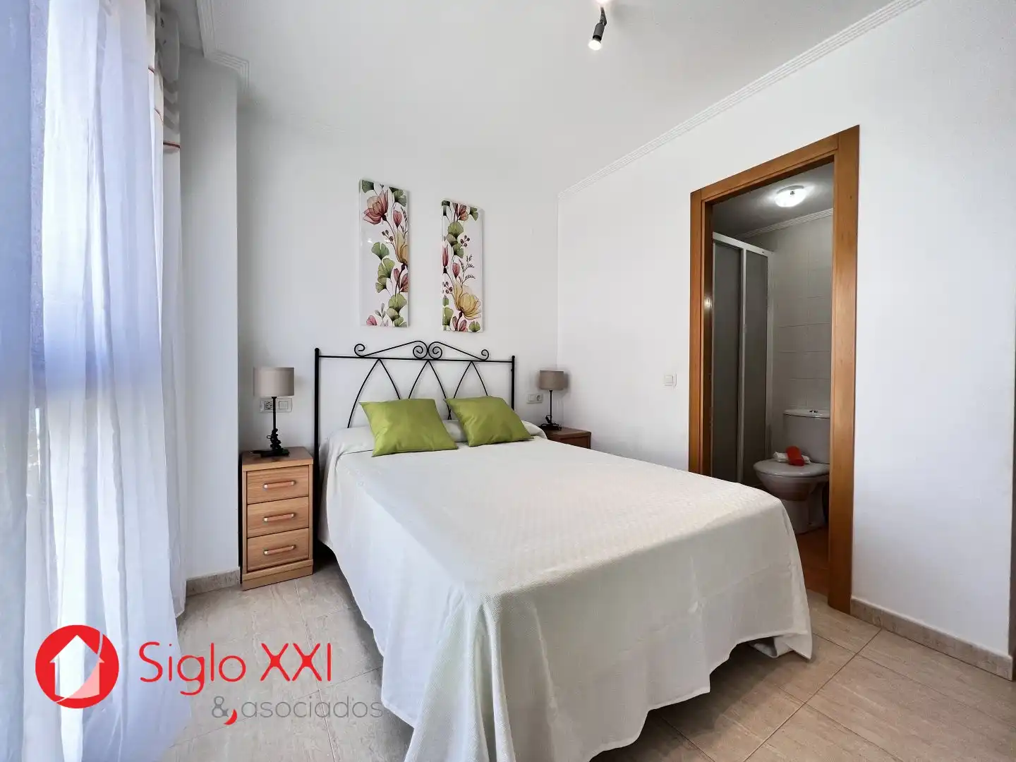 Schlafzimmer von Wohnung zum Verkauf in Oropesa del Mar / Orpesa mit Klimaanlage, Heizung und Terrasse